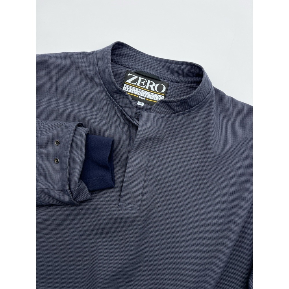 Zero Restriction Shirt‎ Jacket Men's XL Golf Outerwear Performance Blue Pullover